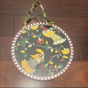Handcrafted Bird Design Wall Hanging - Multicolor